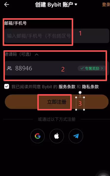 步骤1: 基本注册（无需KYC，1-2分钟）_图3