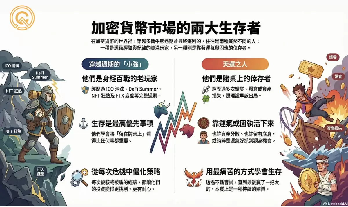 为什么90% 的币圈玩家都会亏损？真正能活下来的只有这两种人