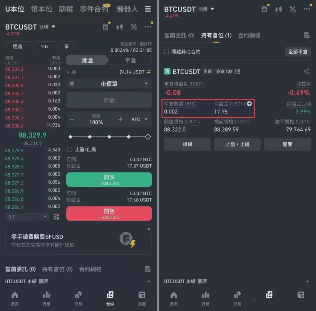 币安合约保证金是什么？