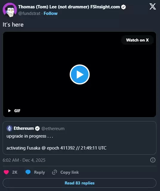 Tom Lee 的百亿以太坊豪赌:为何他预测以太坊将跑赢比特币? BitMine策略解析