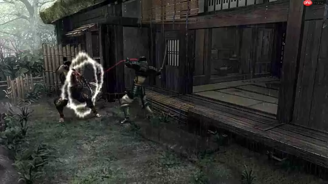 《鬼武者2：复刻版》战斗画面 - 一闪必杀特效