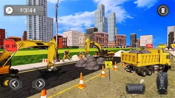 挖掘机工程模拟
