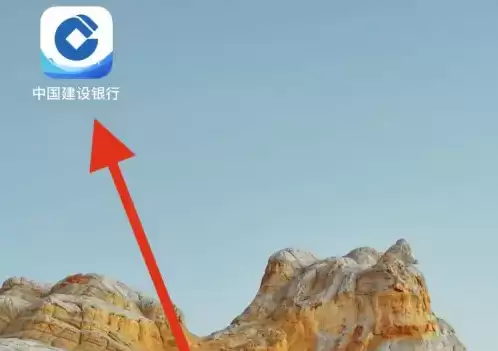 中国建设银行服务入口界面示意图