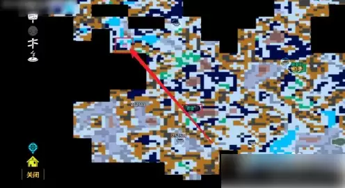 密堡传送点示意图