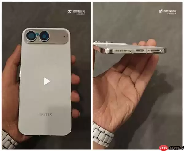 小米17 Air模具细节曝光：5.5mm双摄版神似iPhone模型