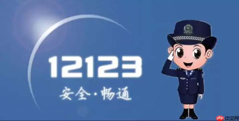 交管12123网页版登录示意图