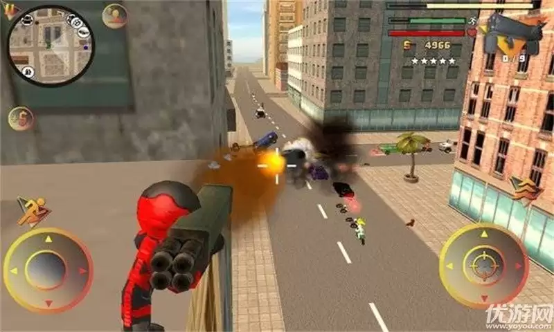 火柴人绳索英雄