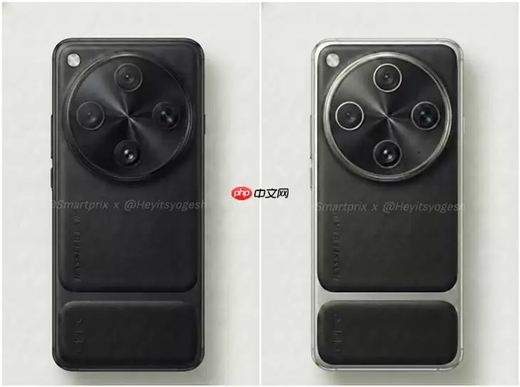 OPPO Find X9 Ultra金属与素皮双材质渲染图解析