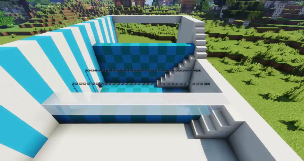 《我的世界：移动版》露天泳池改造方案