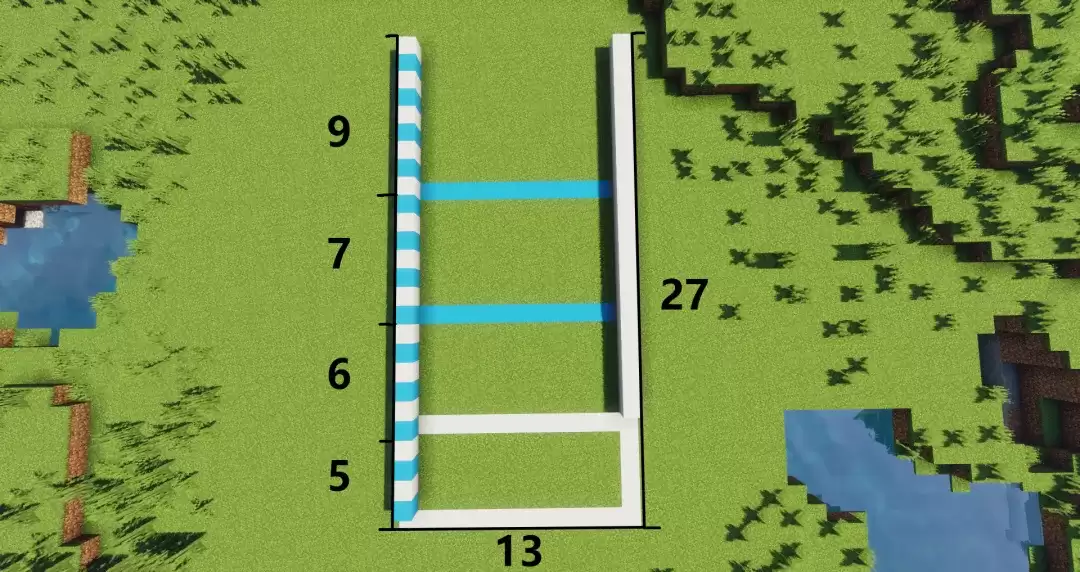 《我的世界：移动版》露天泳池改造方案