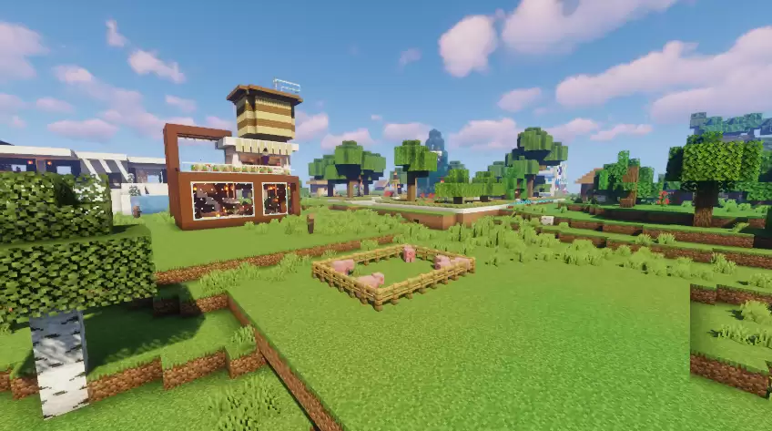 《我的世界：移动版》冰激凌车结构立柱