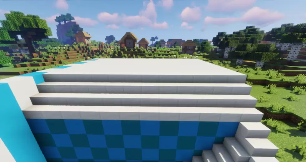 《我的世界：移动版》露天泳池改造方案