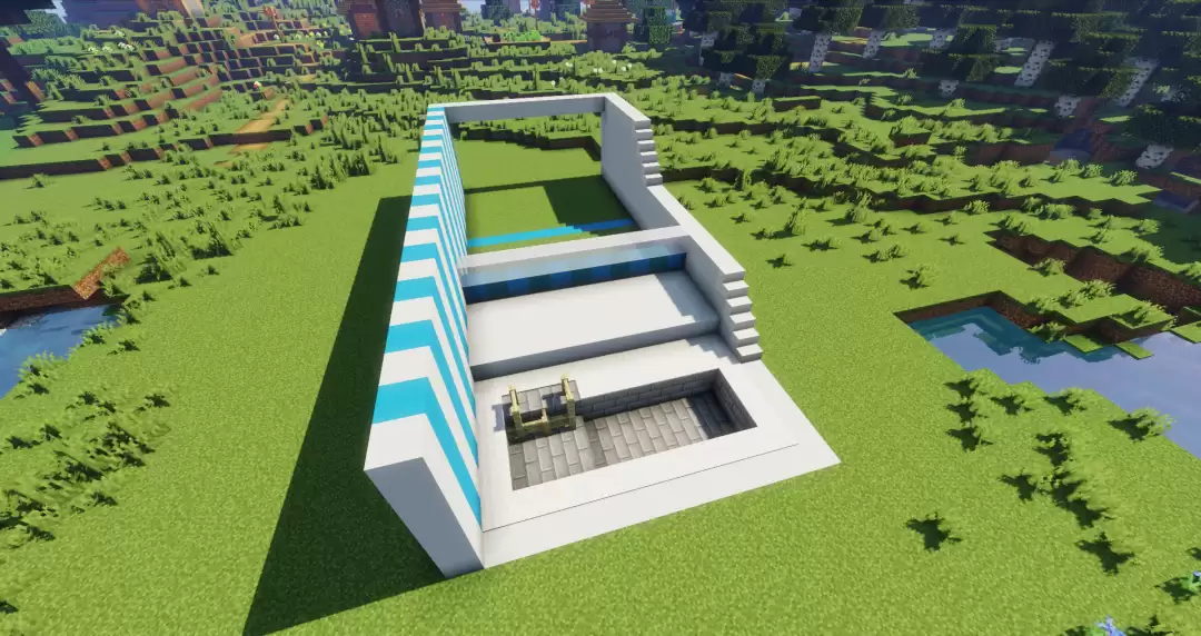 《我的世界：移动版》露天泳池改造方案