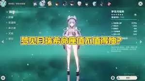 梦见月瑞希命座解析与材料获取攻略