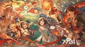 原神海灯节庆典全景图