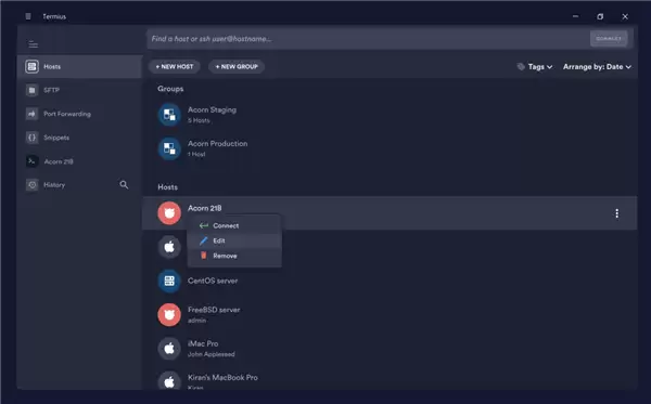 《Termius》使用教程