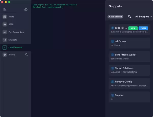 《Termius》使用教程