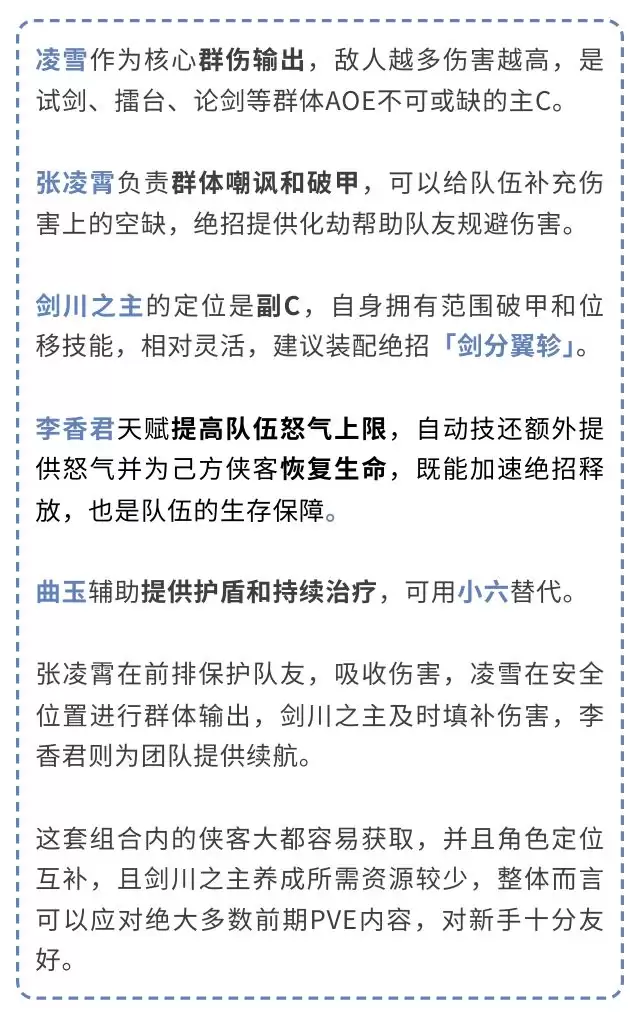 《对决！剑之川》常用阵客推荐