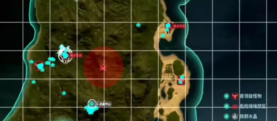 传送点地图界面