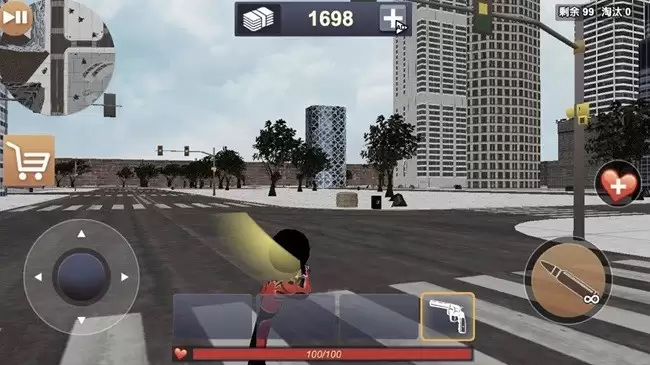 城市火柴人蜘蛛英雄