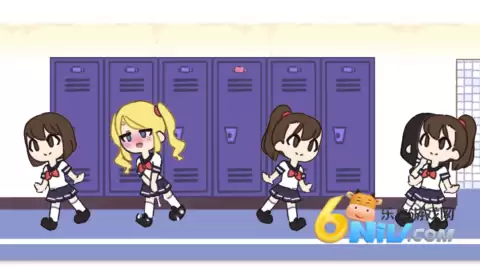 女子学校储物柜