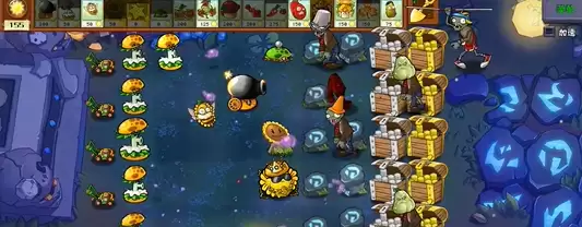 《植物大战僵尸杂交版》辣椒大炮菇攻击效果