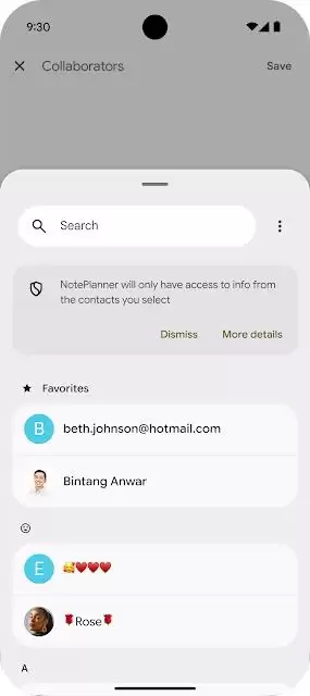 谷歌Android 17授权革新：App仅可查看用户指定联系人