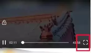 影视大全全屏播放界面示意图