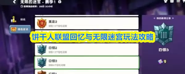 饼奸联盟怎么玩？无限迷宫打法与回忆机制全攻略