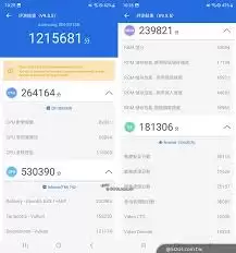 在安兔兔中开始跑分