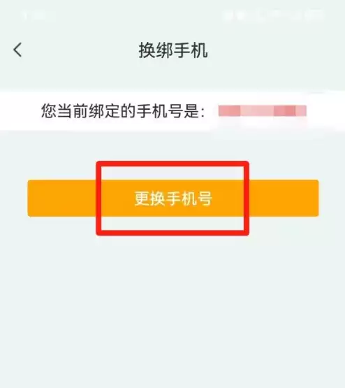 点击更换手机号码按钮开始流程