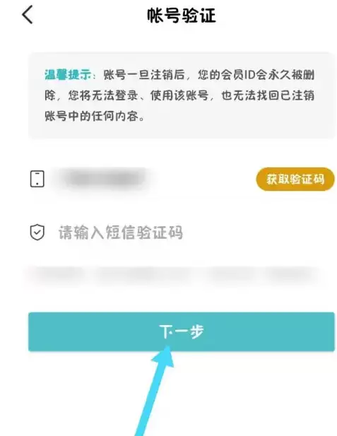 输入短信验证码进行安全验证