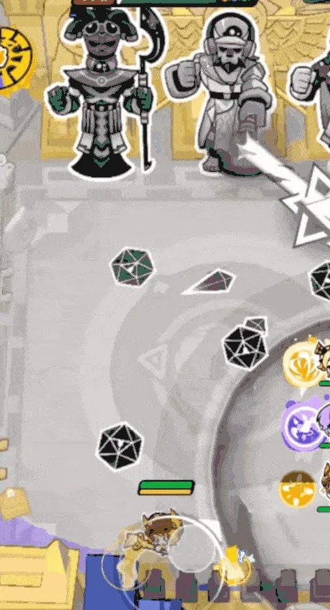 乱涂彩世界BOSS铁面法老追踪弹幕