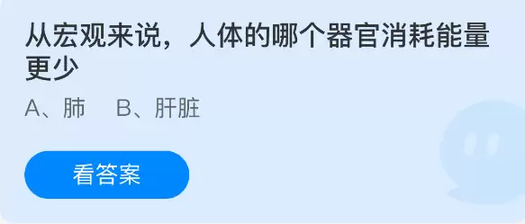 支付宝蚂蚁庄园答题界面示意图