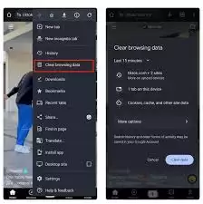 iPhone清理TikTok缓存界面示意