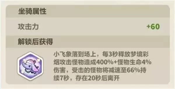 永远的蔚蓝星球新坐骑瞌睡小飞象介绍