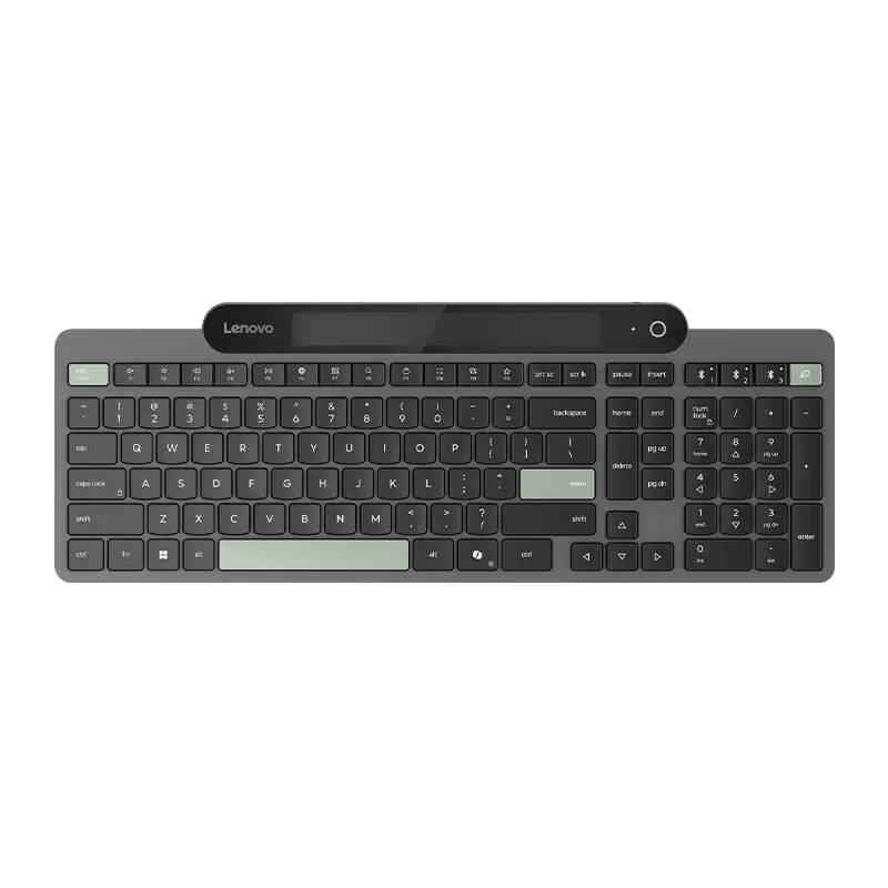 联想 Lenovo 800 光能蓝牙键盘国行上市：满电纯黑暗续航 30 天，249 元