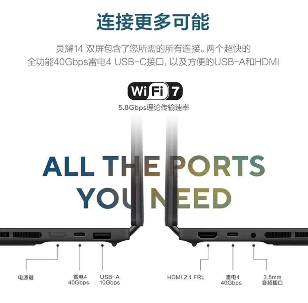 华硕灵耀 14 双屏 2026 AI 双屏本热售:酷睿 Ultra X9 + 双 OLED 屏,赋能高效生产力