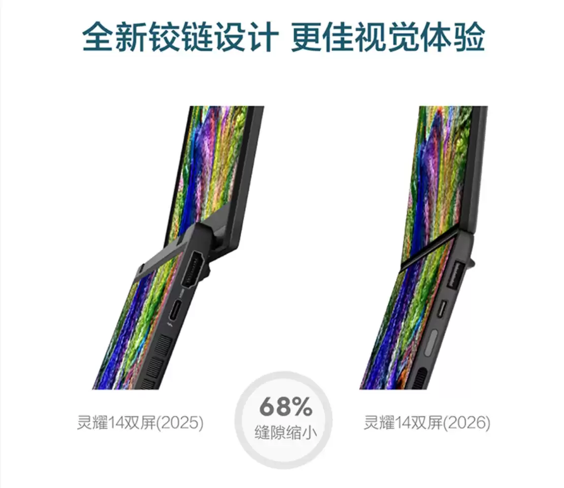 华硕灵耀 14 双屏 2026 AI 双屏本热售:酷睿 Ultra X9 + 双 OLED 屏,赋能高效生产力