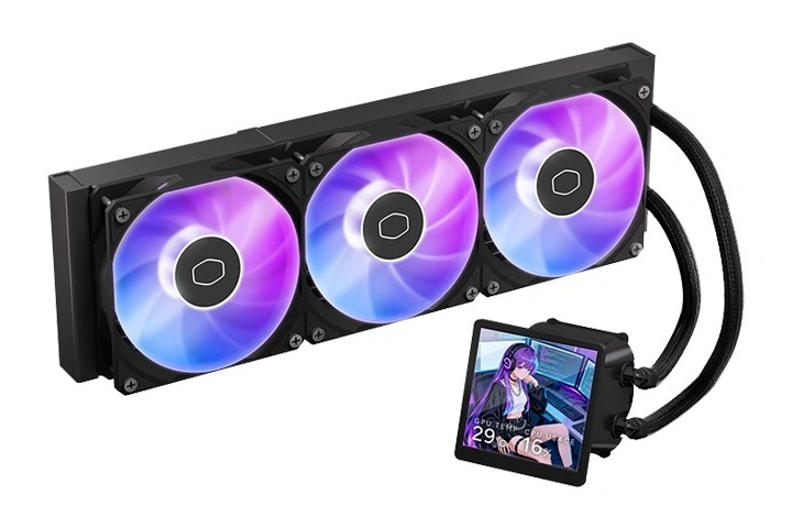 480p 方屏：酷冷至尊推出 MasterLiquid Core LCD 360 4-inch 水冷