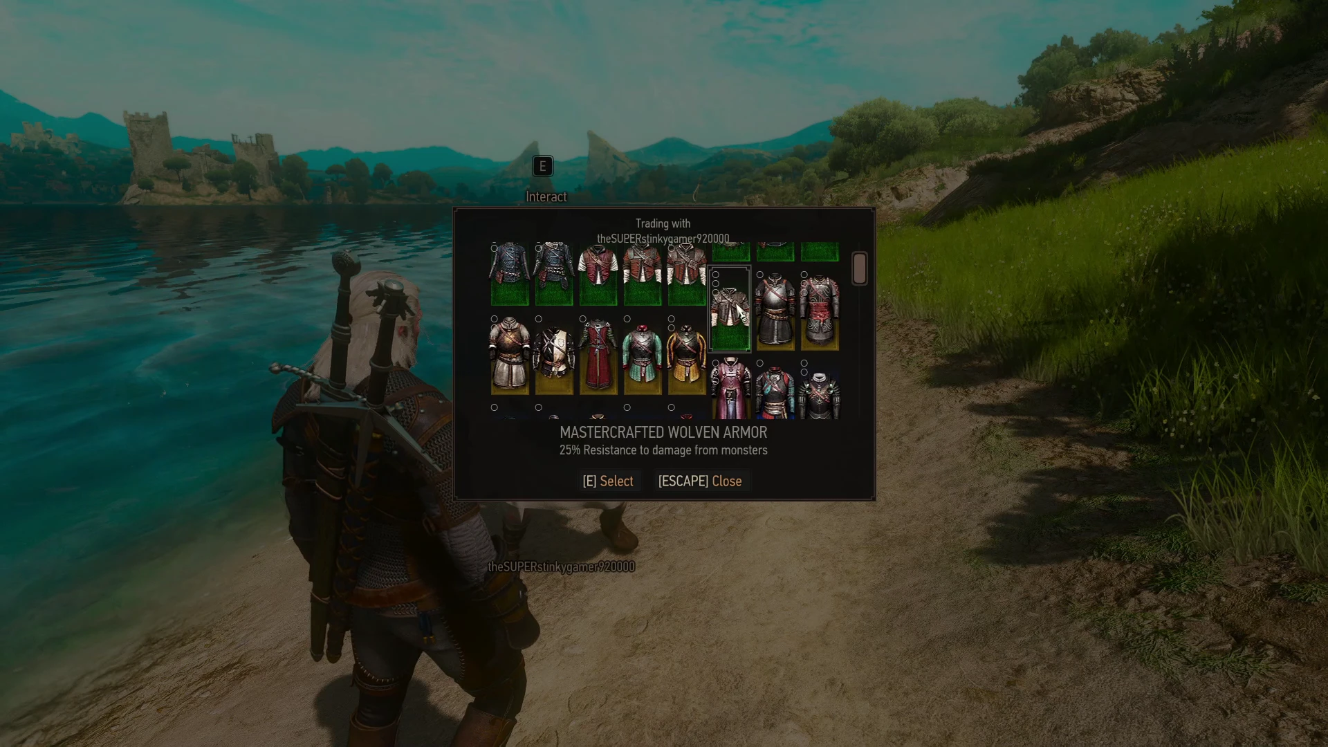 《巫师3》多人在线MOD发布2.0版本 可和其他玩家交易