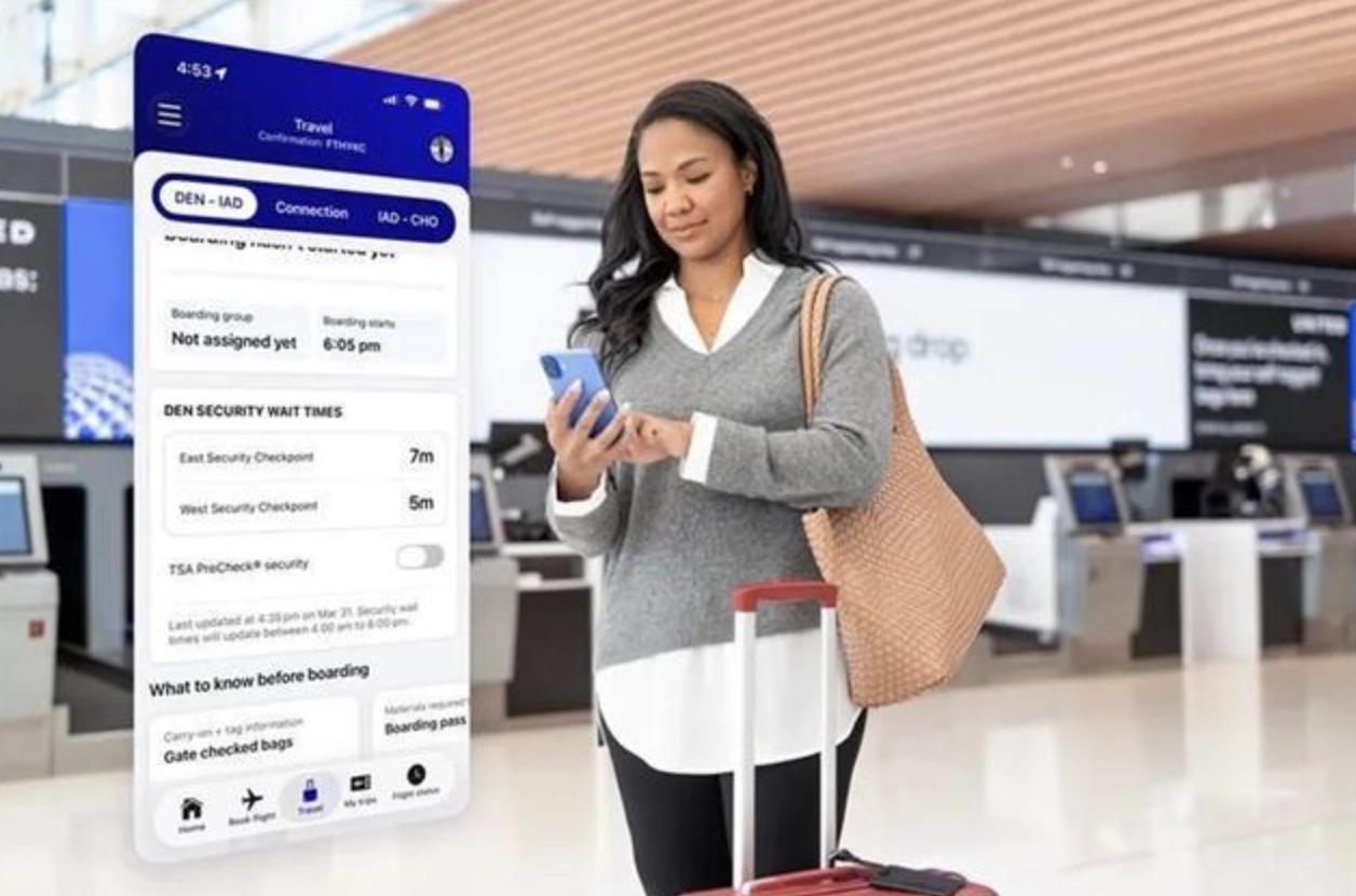 受美国机场排队潮影响，美联航为旗下 App 上线安检时间预估功能