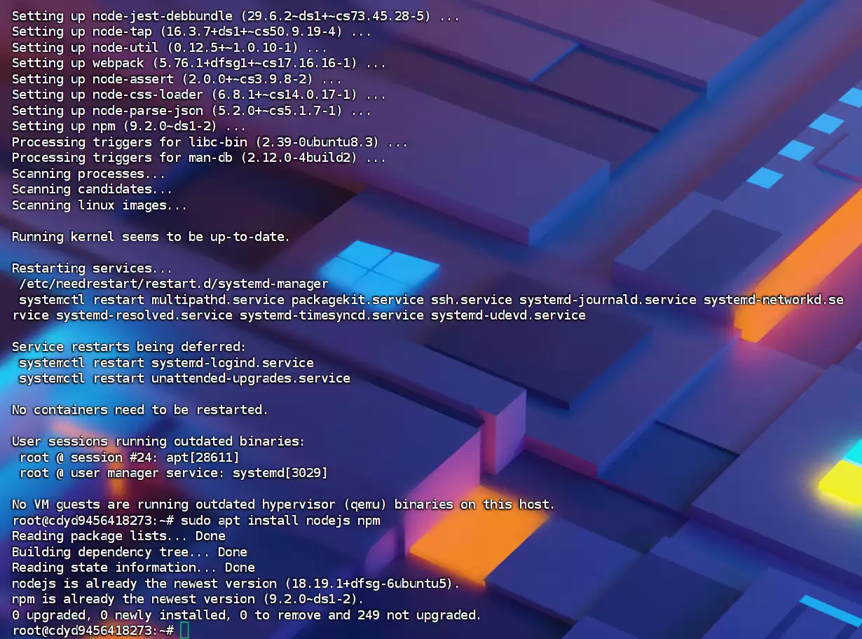 Node.js与NPM安装过程截图