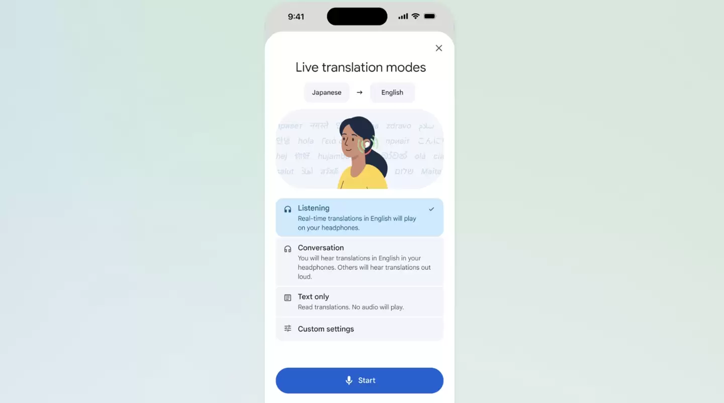 谷歌 Google Translate“实时翻译”功能正式登陆苹果 iOS,支持佩戴耳机实现 70 多种语言同传对话