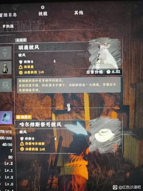 《红色沙漠》隐藏装备收集合集 驯鹿披风在哪_驯鹿披风