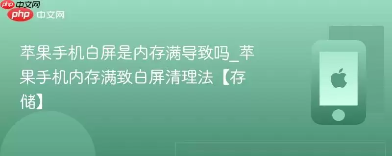 苹果手机白屏是内存满导致吗_苹果手机内存满致白屏清理法【存储】