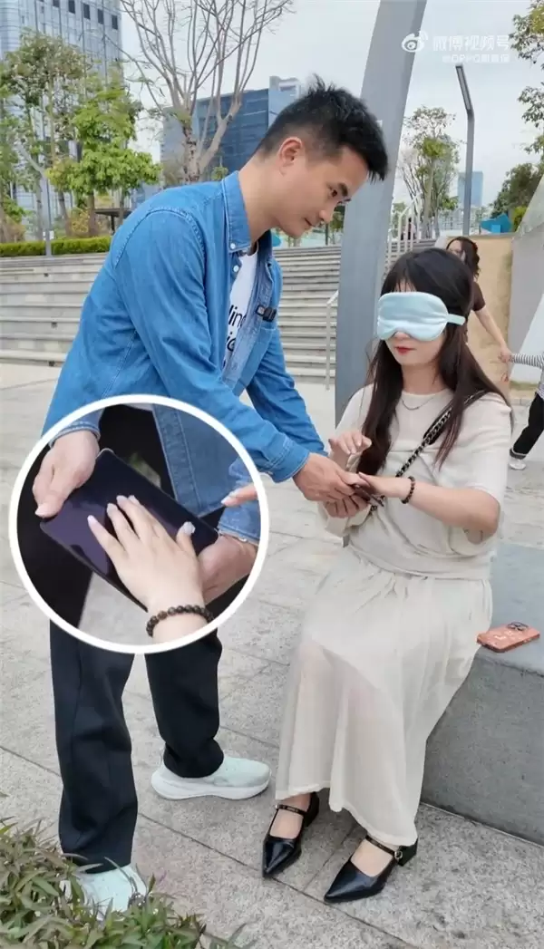 周意保晒OPPO Find N6路人盲测视频：折痕控制无比惊艳