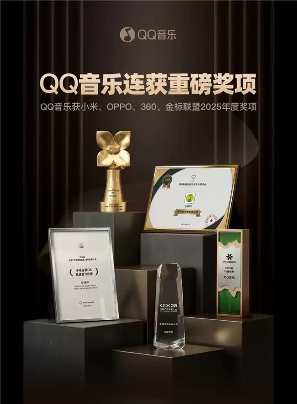 QQ 音乐连获 5 项重磅奖项彰显其业内影响力