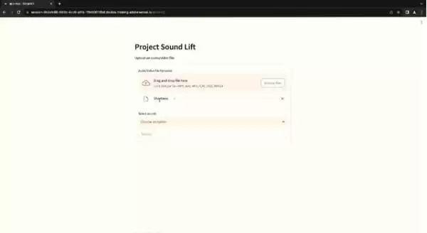 Adobe开发新的AI音频工具分离混合录音