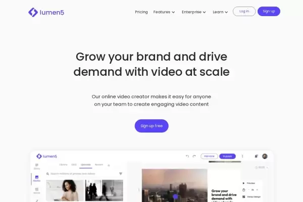 Lumen5-免费试用、收费介绍、效果评测、官网入口及在线体验、APP下载和教程